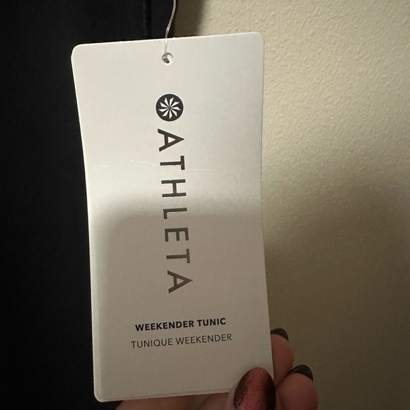 NWT athleta weekender tunic black size small style #466481 - Picture 6 of 7